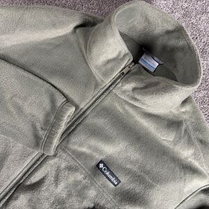 Columbia Granite Mountain Fleece Jacket Men's 3XT Gree Full Zip Fall Casual Cozy